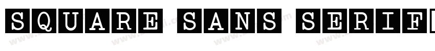 square sans serif字体转换 square sans serif字体转换
